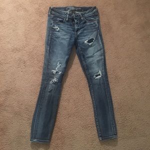 American Eagle Ripped Jeans Jeggings